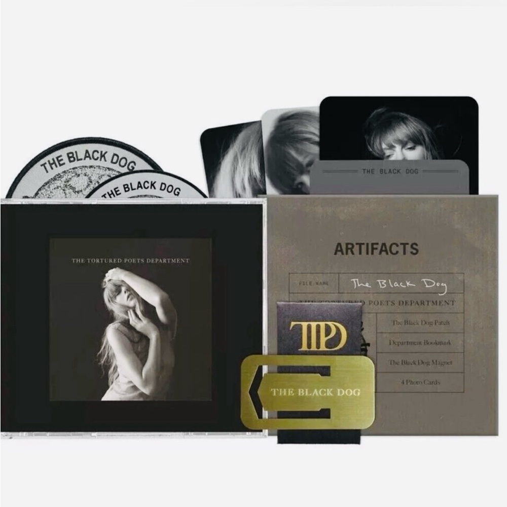 Taylor Swift The Tortured Poets Department Deluxe CD The Black Dog